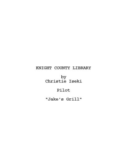KNIGHT COUNTY LIBRARY A murder mystery, Noelle Morton becomes a librarian in the town her sister died to investigate the unsolved murder. As she uncovers the truth, Noelle is exposed to danger from even those she saw as trustworthy. Click to read!